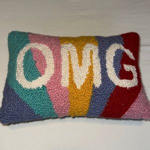 OMG throw pillow